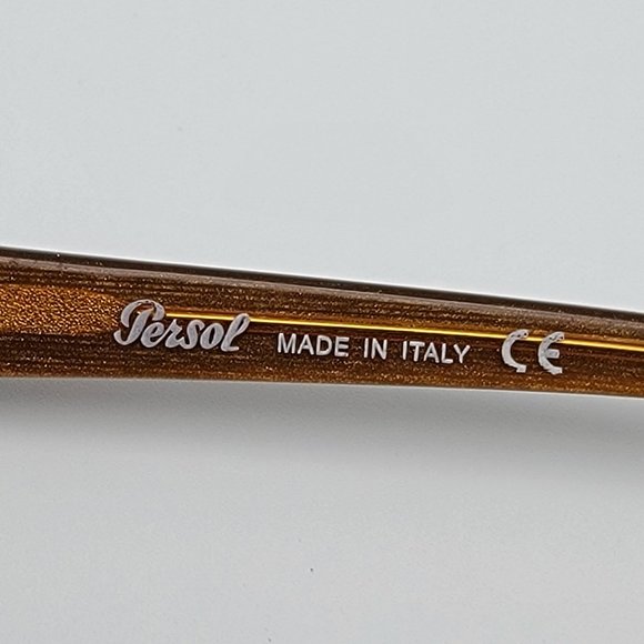 Persol 2304-S 618/13 Gloss Copper Frame Brown Gradient Lens Shield Sunglasses main image 4